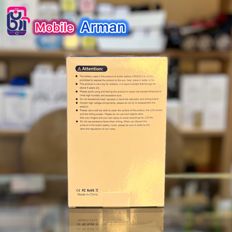 ماشین حساب با دفترچه یادداشت دیجیتال سایز 3.5 اینچ