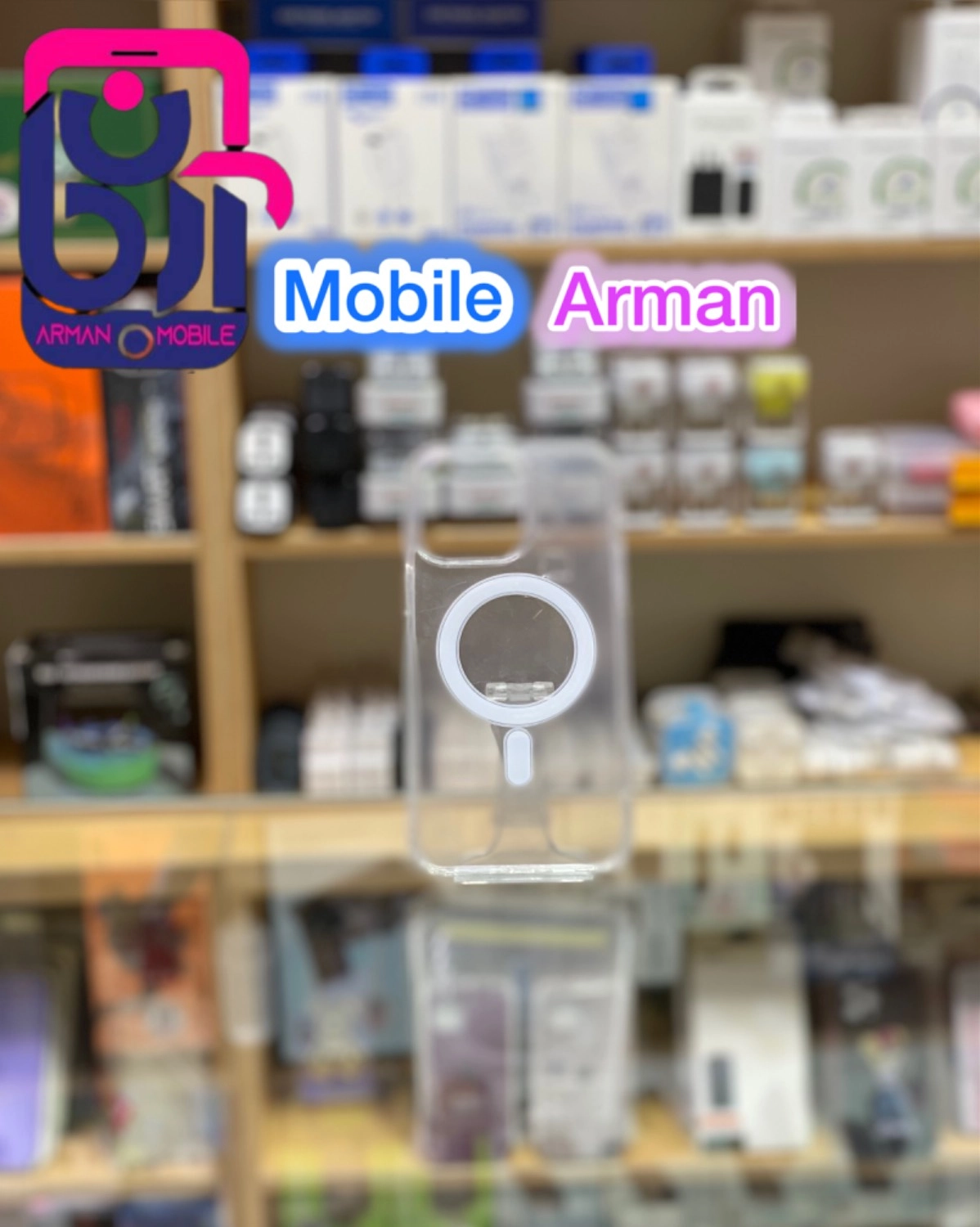 قاب شفاف اورجینال مگ سیف آیفون14پرومکس ip14promax