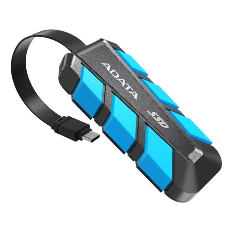 اس اس دی اکسترنال ای دیتا مدل SC740 ظرفیت 1000 گیگابایت رابط USB Type-C 3.2 آبی