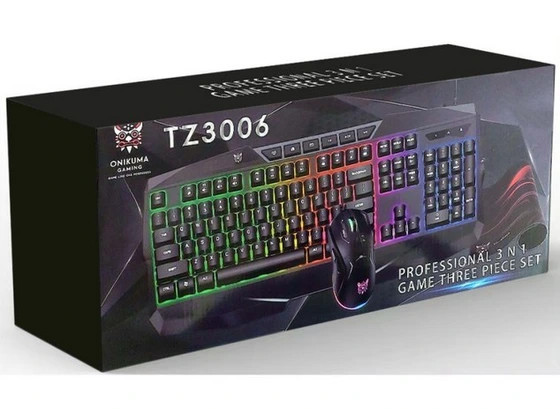 ست گیمینگ اونیکوما مدل TZ3006 شامل ماوس و کیبورد و موس پد