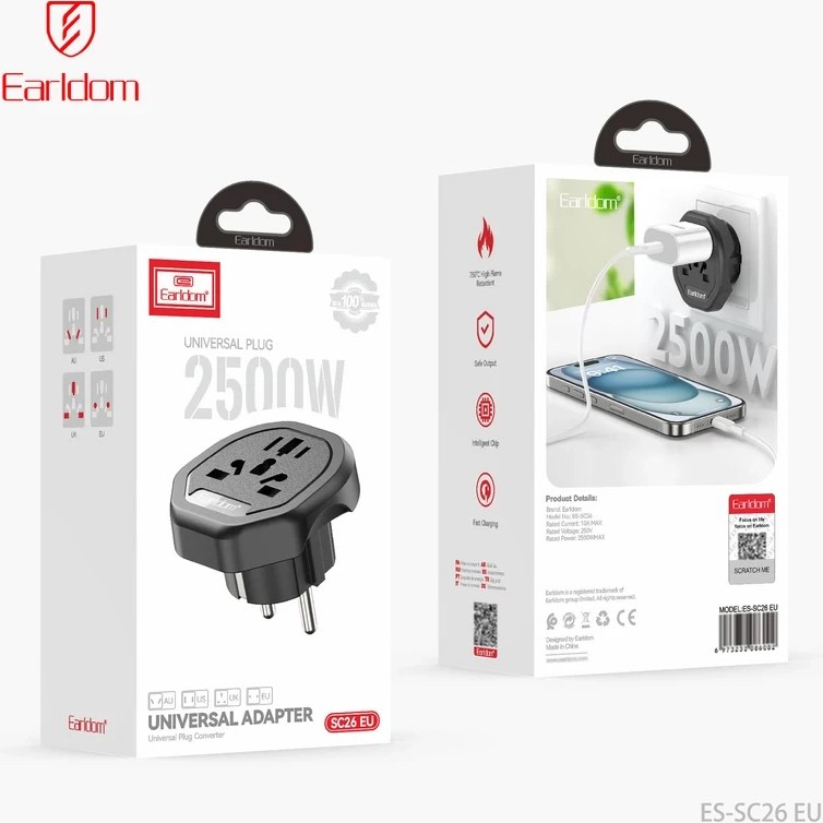 مبدل برق ارلدام مدل SC26 2500W
