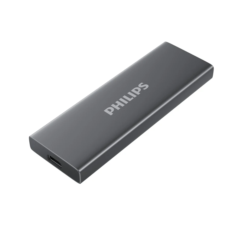 هارد اکسترنال PHILIPS مدل FM61PS025S PS SSD ظرفیت 256GB - خاکستری