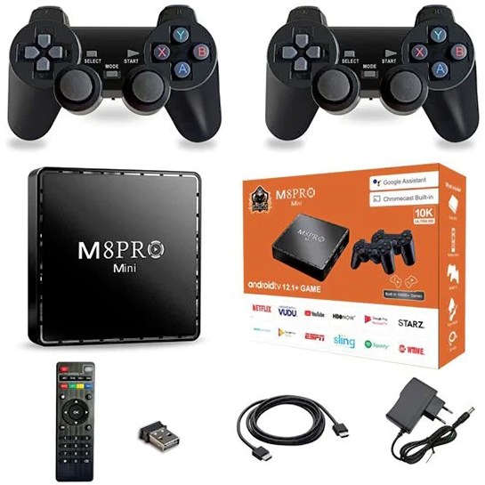 اندروید باکس M8 Pro Mini ظرفیت ۶۴ گیگابایت با ریموت