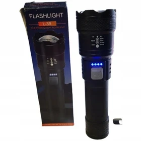 چراغ قوه LED باتری دار FLASHING LIGHT مدل L39