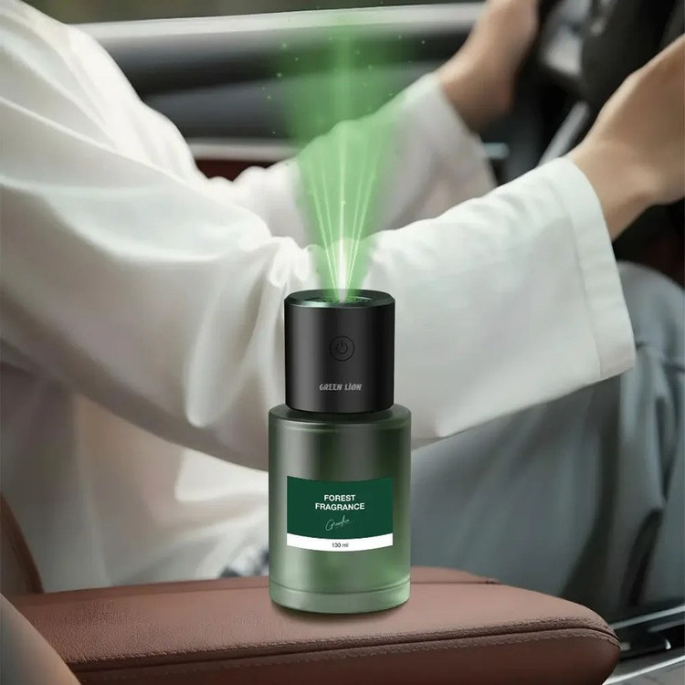 خوشبو کننده خودرو گرین لاین مدل GNFORDIF130GN حجم ۱۳۰ میلی لیتر با رایحه Forest